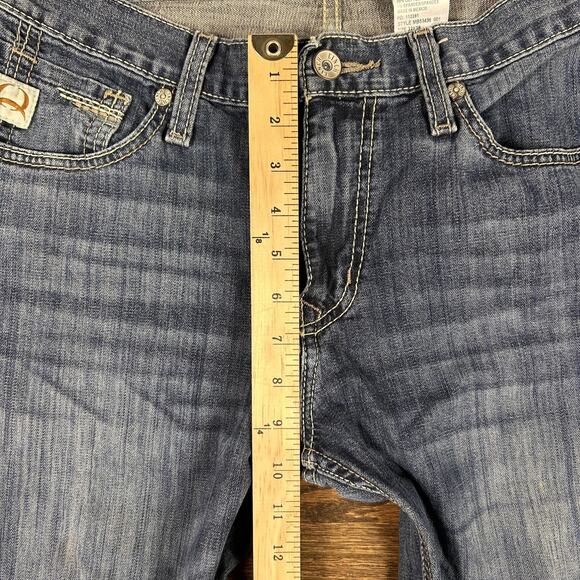 Cinch Jeans Mens 32x38 Blue Ian MB53436 001 Bootcut Stretch Denim Western Cowboy - Picture 6 of 11